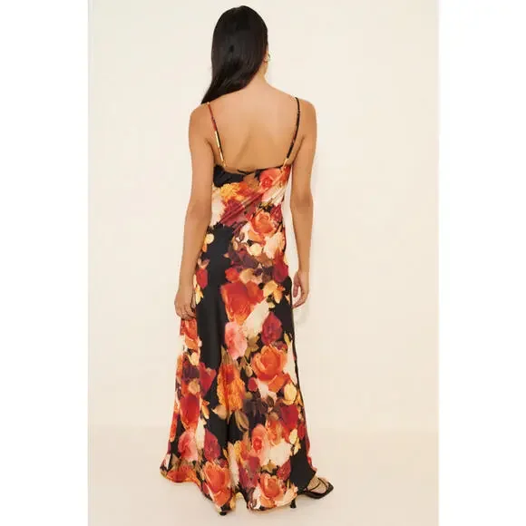 Anthropologie x Resa - Floral Print Maxi Dress with Spaghetti Straps, Size M - Picture 3 of 13